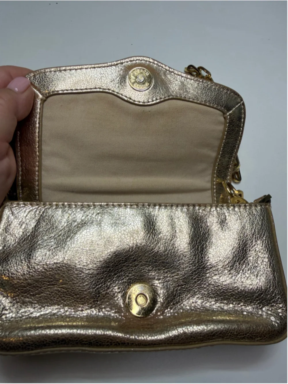Women's Tory Burch Gold Crossbody Bag One Size